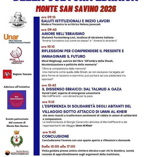 Amore per l’Altro, a Monte San Savino?