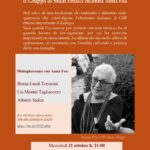 INCONTRO CON ANNA FOA – MERCOLEDI’ 21 OTTOBRE ORE 21