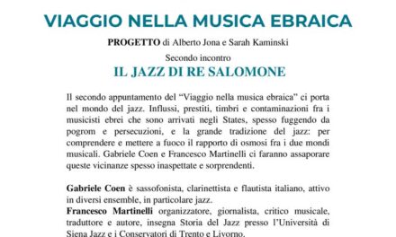 Viaggio nella musica ebraica: il jazz di re Salomone