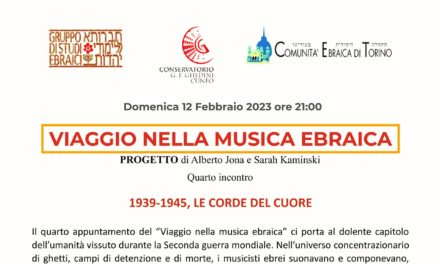 Viaggio nella musica ebraica: 1939-1945, le corde del cuore